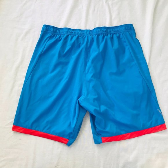 Adidas Blue Fitness Athletic Running Shorts - Picture 6 of 10